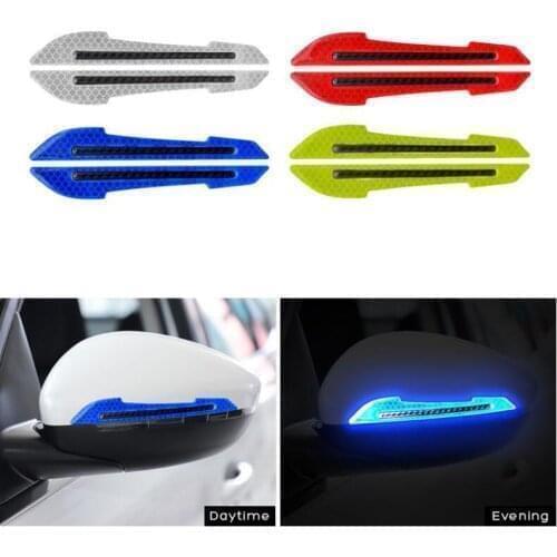 Car Rearview Mirror Reflective Stickers For Renault Megane 2 3 Scenic Laguna 2 Captur Fluence Latitude CLIO Duster Accessories