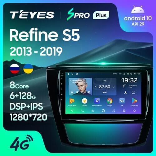 TEYES SPRO Plus For JAC Refine S5 2013 - 2019 Car Radio Multimedia Video Player Navigation GPS Android 10 No 2din 2 din dvd