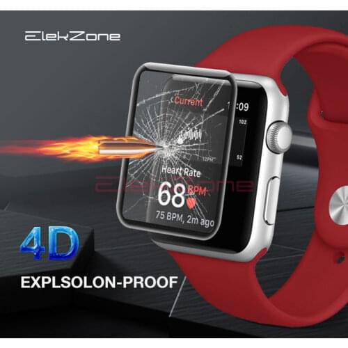 For Apple watch 38mm 42mm 40mm 44mm Screen Protector for Apple Series iwatch 1/2 / 3 / 4 / 5 / 6 Film 4D curved 9H Tempered film