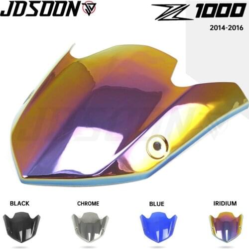 Motorcycle Windshield WindScreen Screen Protector Scooter For Kawasaki Z1000 Z 1000 2014-2016 2014 2015 2016 Z1000 14 15 16