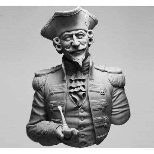 1/9 Baron Munchausen, Resin Model Bust GK, Historical figures, Unassembled and unpainted kit
