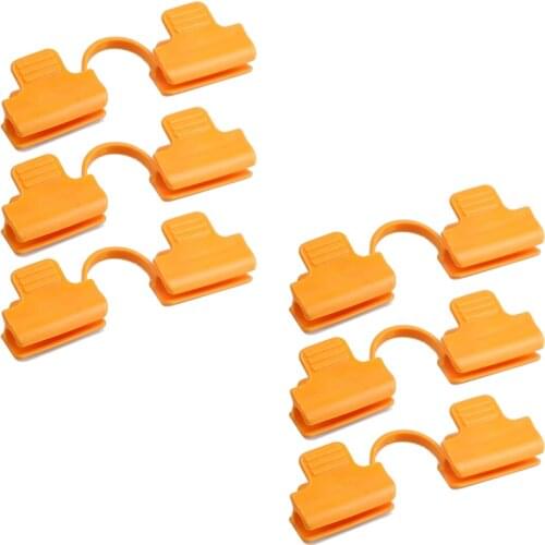 10Pcs Greenhouse Frame Pipe Tube Film Clip Shade Net Accessories Plastic Fixed Fittings Garden Film Clamp