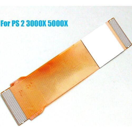 10PCS High Quality 5000X 3000X Drive Laser Lens Ribbon Flex Cable Replacement For PS2 For PlayStation 2 Accessory