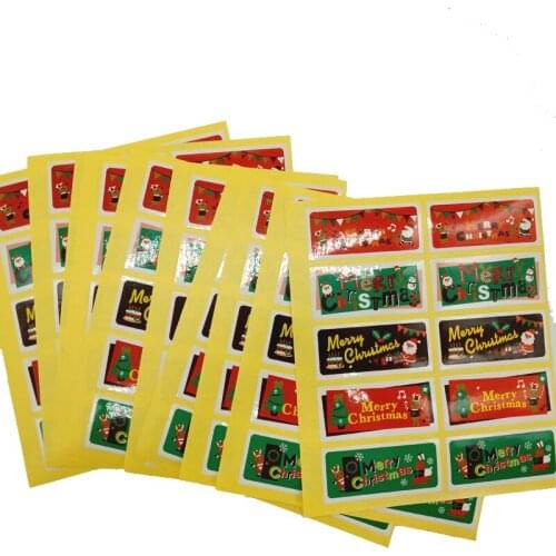 1000pcs/lot Kawaii Round Snowman Christmas series sealing Sticker DIY multifunctional Gift label