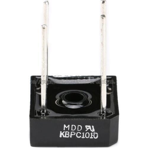 2 Pcs Bridge Rectifier KBPC1010 KBPC-1010 10A 1000V NEW