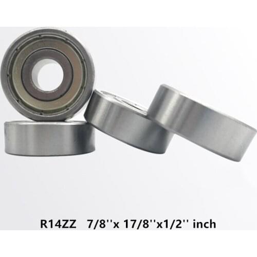 20pcs/lot R14ZZ R14 ZZ Z 7/8''x 17/8''x1/2'' inch sealed Deep Groove Ball bearing 22.225x47.625x12.7 mm