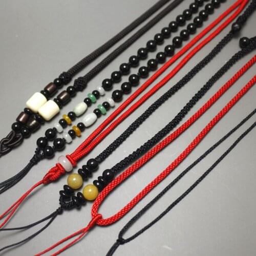2021 Braided Cotton Bracelet Findings Round Cord String Rope DIY Pendant Necklace Bracelet Making