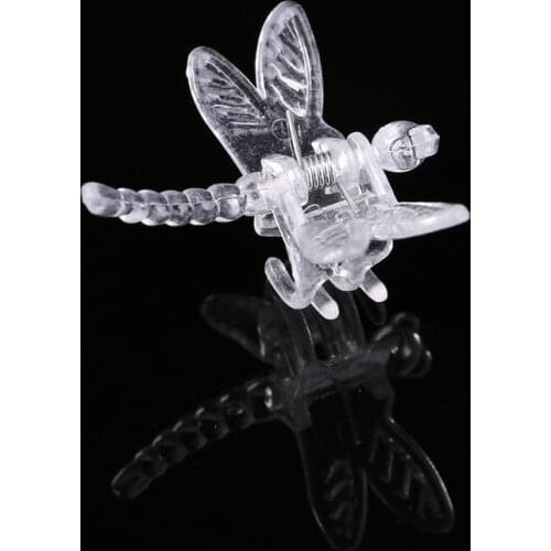 30Pcs Dragonfly Orchid Clips Orchid Grower Support Cute Garden Plant Flower Vine Support Clips