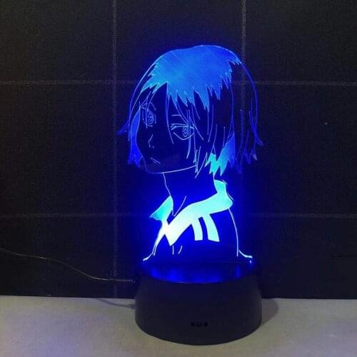 3D Led Night Light Anime Kozume Kenma Lamp for Bedroom Decor Nightlight Kids Children Birthday Gift Haikyuu Kenma Light