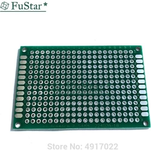 5pcs 4*6 cm Circuit Board Connector Double Side Prototype PCB 4*6cm diy Universal Printed Circuit Board 4x6cm 40x60 mm Hot