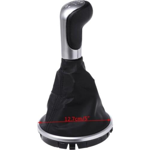 5 Speed Car Gear Shift Knob Gaitor Boot For Skoda Fabia 2 MK2 2007-2012 Roomster