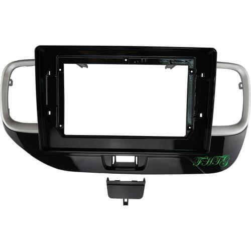 10.1 inch Fasxia Car Audio Frame Car Radio Fascia,gps navigation fascia panel is suitable for Hyundai Venue (UV Black)