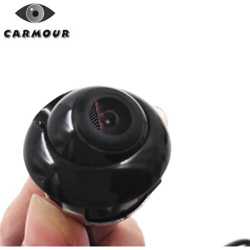 CARMOUR 360 Degree Night Vision Car Rear View Backup Camera Auto Reversing Parking Camera with Mirror Image Conversion Lines