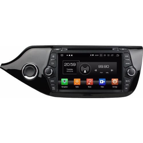 8" 8 Core Android 10.0 Car DVD Player For KIA CEED 2013-2015 Car Radio Car Audio 1280*720 Car Multimedia Player Stereo DSP 4+64G