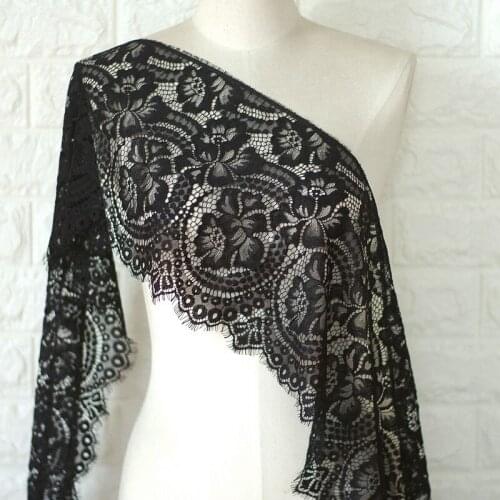 3meters long thick jacquard eyelash lace fabric diy sweater hem dress curtain stitching accessories