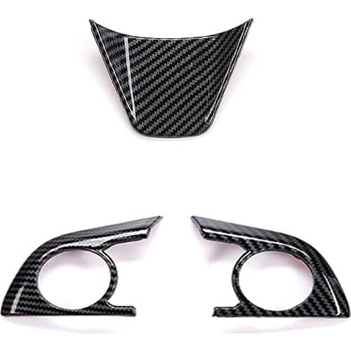 3PCS Steering Wheel Button Decorative Cover for Toyota Camry 2018 2019 8Th Multimedia Accessories