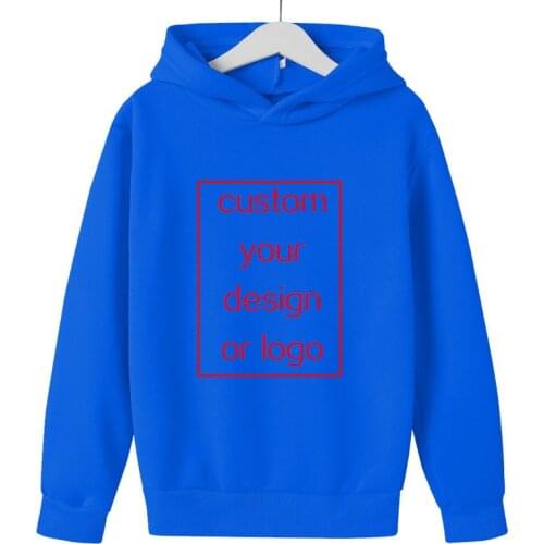 Customize DIY your own design kids hoodies custom desing sweatshirts baby boy hoodie childrens clothes teen top tracksuit