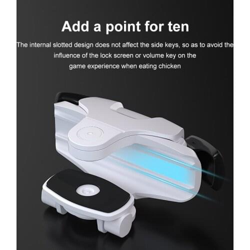 2pcs Mobile Game Controller PUBG Metal ABS Aim Shooting Trigger Gamepad Joystick KeyButton Non-slip Gaming Accessories