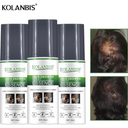 3 Bottles Thick Fast Growing Oily Permanent Hair Growth Serum Hair Loss Products Bald Restore Fuller Treatment Alopecia Regrowth