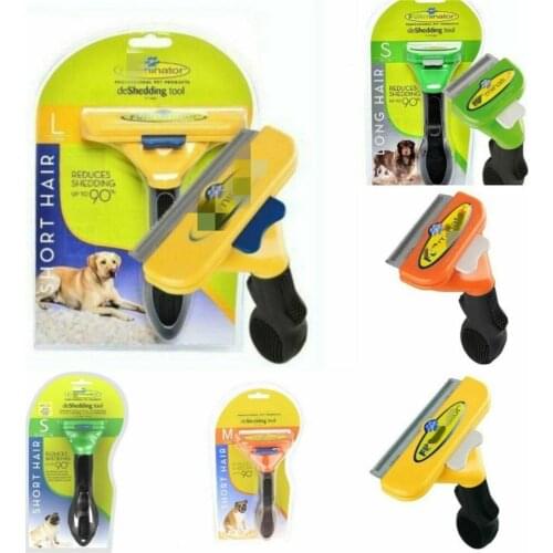 DeShedding Tool Grooming Dogs Brush Rake Comb Long Short Hair Pet Hair Remover Massage Cleaning Brush Fur Trimming