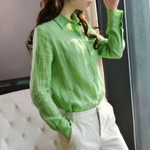 Зеленые блузки Luyaoskyen China At AliExpress
