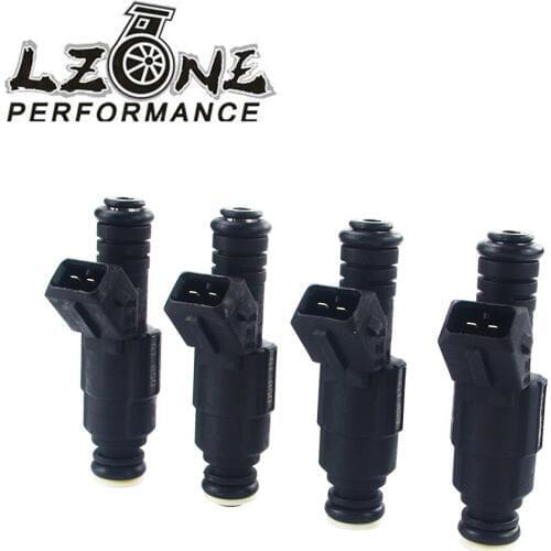 LZONE - 4pcs High performance High Flow 850CC Fuel Injector GT850 Type ( Long ) for racing cars JR4443-4