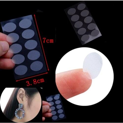 100Pcs Invisible Ear Lift Ear Lobe Support Tape Relieve Strain From Heavy Earrings Anti Stretched Or Torn Ear Lobes Protective