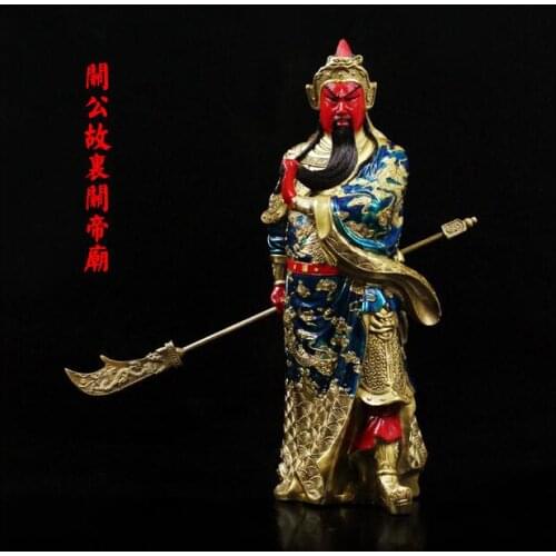 LIMITED EDITION--TOP COMPANY HOME BUSINESS EFFICACIOUS MASCOT-MONEY DRAWING FORTUNE GOD RED GUAN GONG GUANDI FENG SHUI STATUE