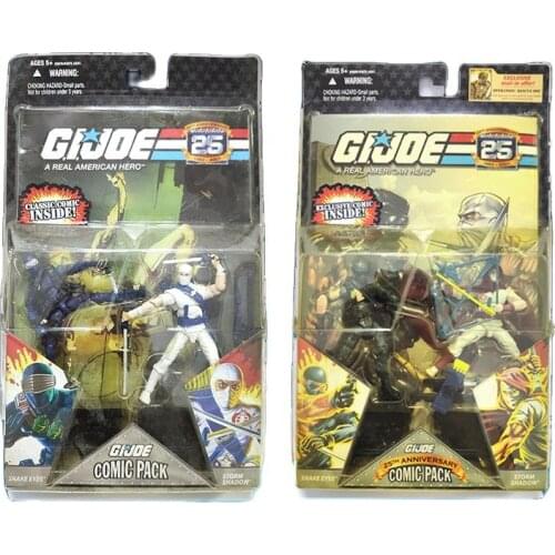 Original Hasbro G.I. Joe Snake eyes Fantomex Action & Toy figures Model Toys For Children