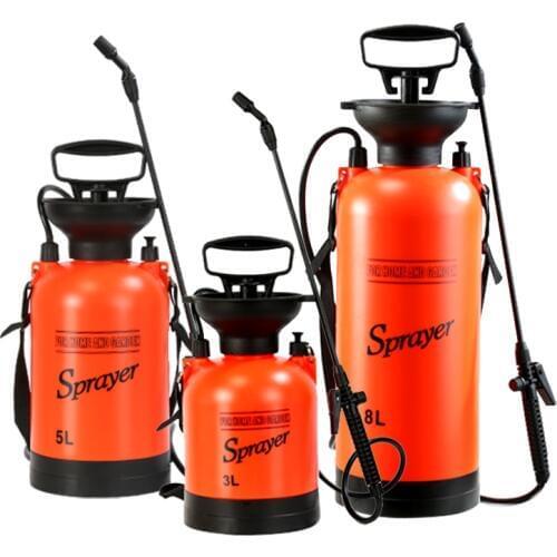 3/5/8L Pressure Sprayer Air Compressed Pump Spray Hand Garden Sprayer Agriculture Tool Plant Watering Spray Irrigation Car Clean