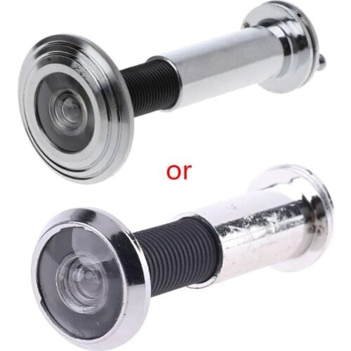220 Degree Wide Door Viewer Privacy Cover Adjustable Security Door Eye Viewer