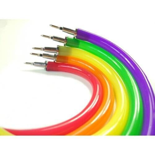 1pcs Rainbow Color Bracelet design Ball Point Pen Party favors funny gifts kids' toy Wrist Ball Pen Office&Study Flexible Pen
