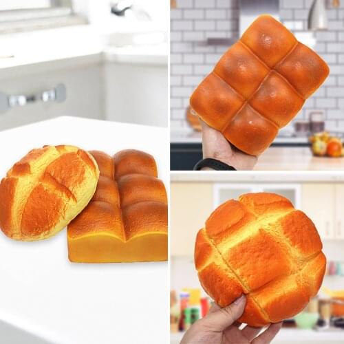 Squishy Bread Fidget Toys Squishyes Slow Rebounded Pineapple Striped Square Shape Bread Decompression Toy Stress Relive Toys