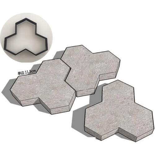 Pavement Mold DIY Plastic Path Maker Mold Manually Paving Cement Brick Molds The Stone Road Concrete Molds Tool For Garden