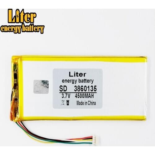 3860135 3.7V 4500MAH 3560135 Universal Li-ion battery for tablet pc 8 inch 9 inch 10 inch