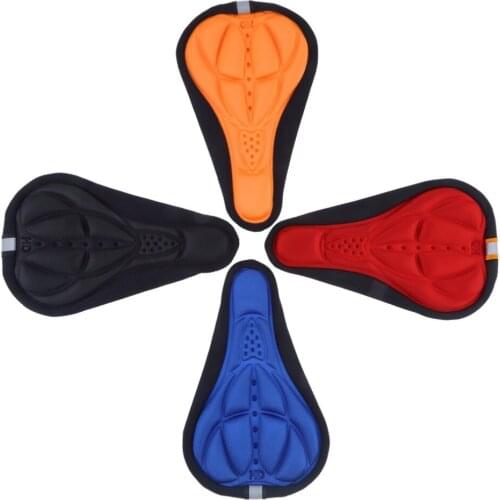 Cycling Bicycle Bike Silicone Saddle Seat Cover Silica Gel Cushion Soft Pad