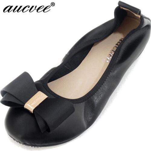 New Womens Casual Shoes Soft Genuine Leather Female Flats Non-Slip Woman Loafers Leisure Slip-On Boat Shoe Plus Size 34-43