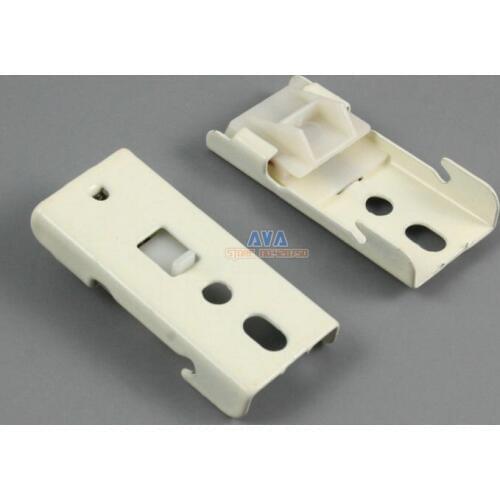 20 Pieces Curtain Track Bracket Curtain Track Brace 20x44mm