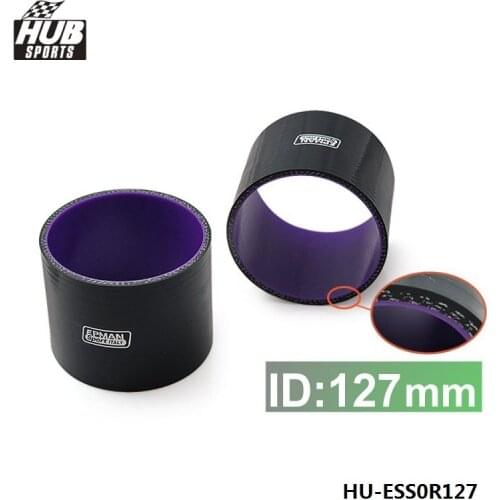 5"127mm 4-Ply Silicone Intercooler Turbo Intake Pipe Coupler Hose BLACK For Toyota Altezza Lexus RS200 SXE10 HU-ESS0R127