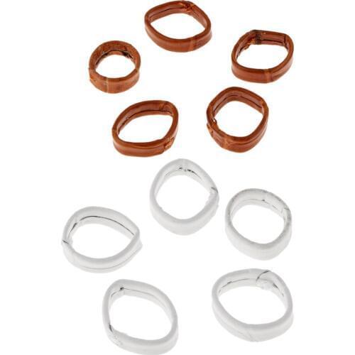 5Pcs Artificial Leather Watch Strap Buckle Keeper Ring Holder Retainer Loop 20mm 22mm 24mm