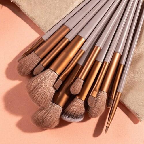 8/13pcs Professional Makeup Brush Set Soft Highlighter Powder Foundation Concealer Cosmetic Brushes Lip Eyes Face Beauty Tools