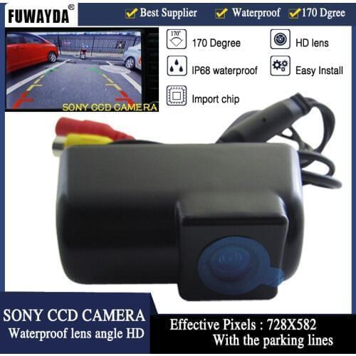 FUWAYDA SONY CCD CHIP CAR REAR VIEW REVERSE BACKUP PARKING Mirror Image CAMERA FOR FORD TRANSIT CONNECT With Guide Line