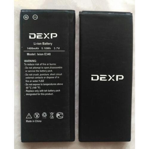 AZK New High Quality 1400mAh Battery For DEXP Ixion E340 E 340 Cellphone Battery