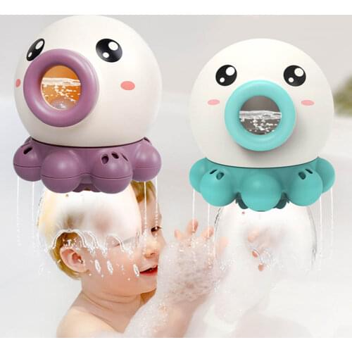 Children Bath Toy Rotating Octopus Sprinkler Toy Soothing Baby Bathing Water Toy Kids Bathtub Shower Pool Bathroom Toy
