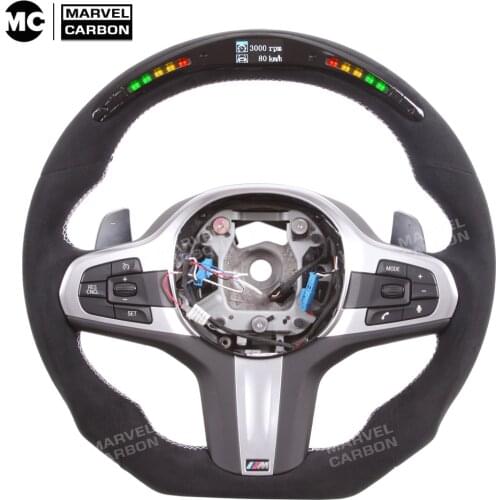 Customized Led Steering Wheel G30 Carbon Fiber For 7 series /X5/G38/ G15/F40/G20/G30/G01/G11/G05