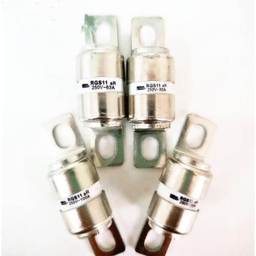 Ceramic fuse (aR) RGS11 10A 16A 20A 25A 30A 32A 35A 40A 50A 63A 75A 80A 100A 125A 150A 160A 250V