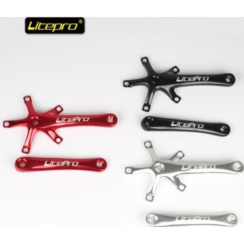 Litepro MTB Folding road Bike Bicycle 170mm Crank arm Square Crankset BCD 130mm