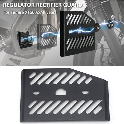 Motorcycle Regulator Rectifier Guard Protector Cover Protecting Mask Board Baffle For Yamaha Tenere XT660Z XTZ 660 All years