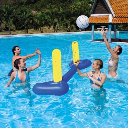Inflatable Volleyball Swimming Pool Basketball Toy Handball PVC Nylon Net Mesh Kids Adult Water Sports Party Game Float Toys