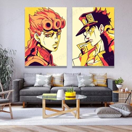 Wall Art HD Prints Dio Brando Home Decor Jojo S Bizarre Poster Pictures Anime Role Canvas Paintings For Living Room Framework